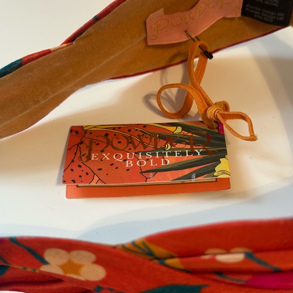 Powder design Bold Multi Color Floral Twisted Headband Sati One Size - Picture 5 of 7